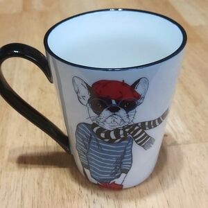 SIGNATURE HIPSTER FRENCH BULLDOG MUG